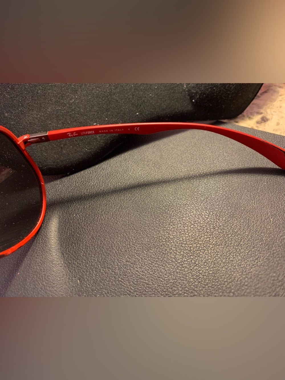 Aviators Sunglasses with Black Lenses - Picture 5 of 6